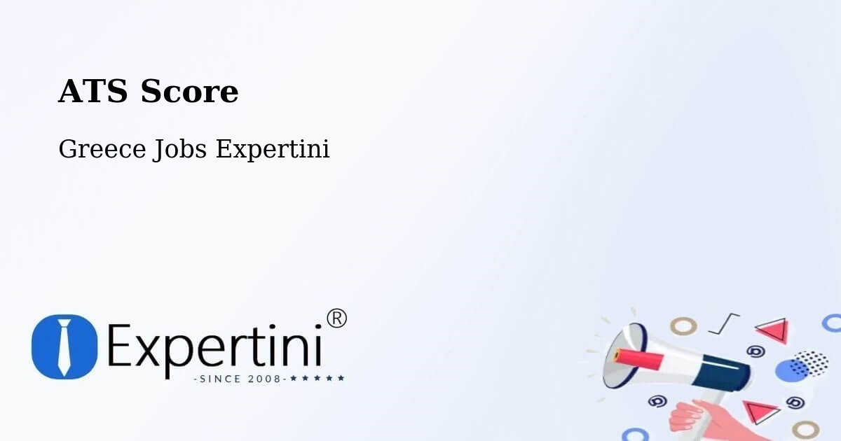 Resume ATS Score & Job Description Match Tool – Sitagroí - Greece Jobs Expertini